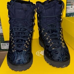 KITH FIEG Stylish Navy Blue Mens  Boots